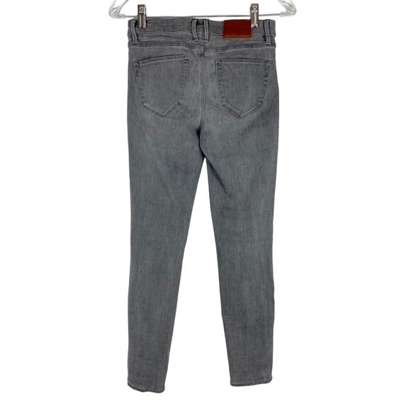Madewell Skinny Skinny Ankle Grey Size 26 Jeans Mid Rise Stretch Inseam 27.5 - Picture 3 of 11